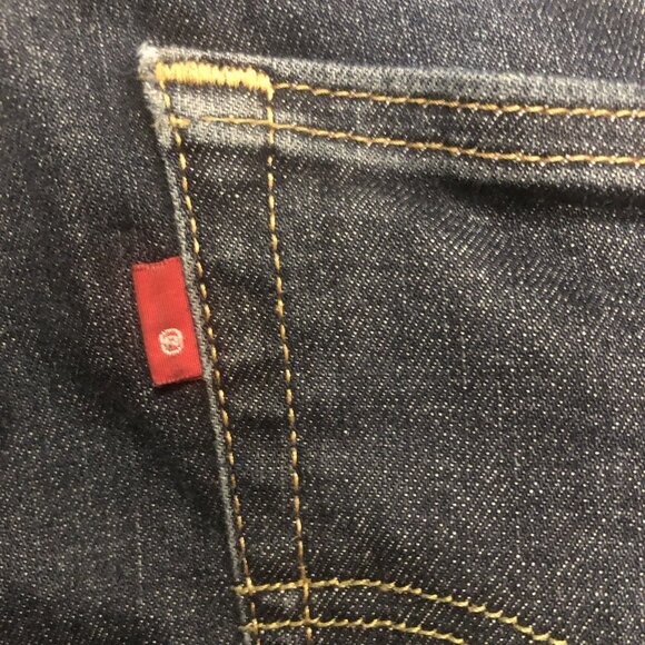 Levi's 541 Men Size 36x32 Blue Denim Jeans Wide Leg 10” Athletic Fit - Picture 3 of 7